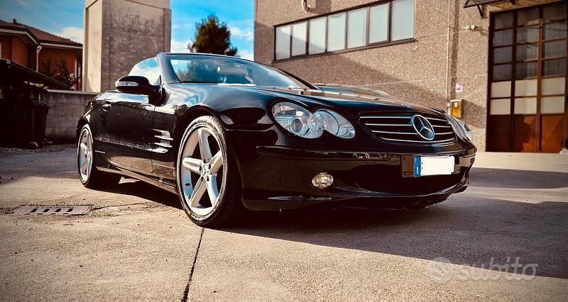 Usata Mercedes SL500 2002 Nero Cabrio