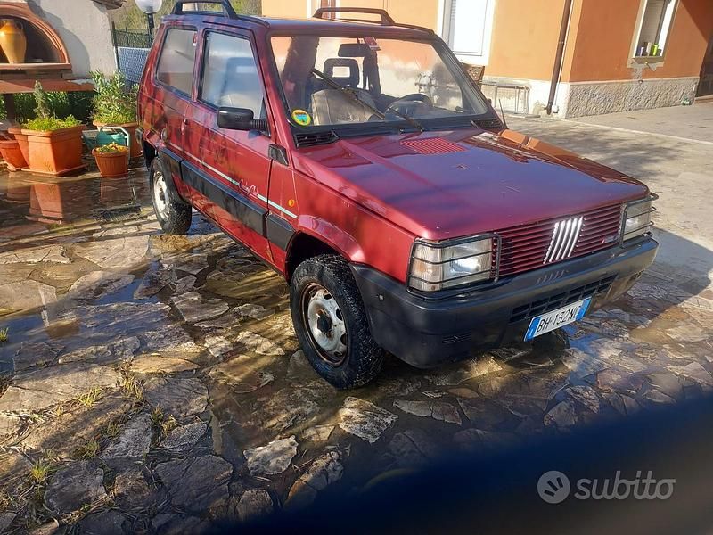 Usata Fiat Panda 4x4 1987 Rosso Utilitaria