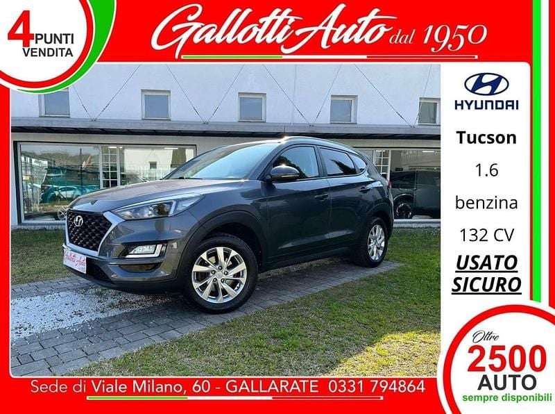 Usata Hyundai Tucson 132 CV (97 kW) 2019 Grigio scuro met SUV