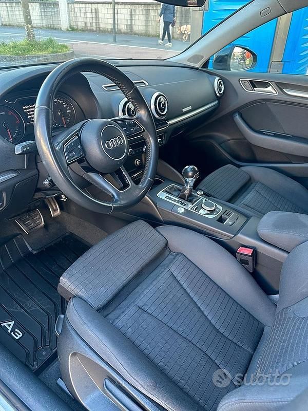 Usata Audi A3 116 CV (85 kW) 2017 Nero Berlina