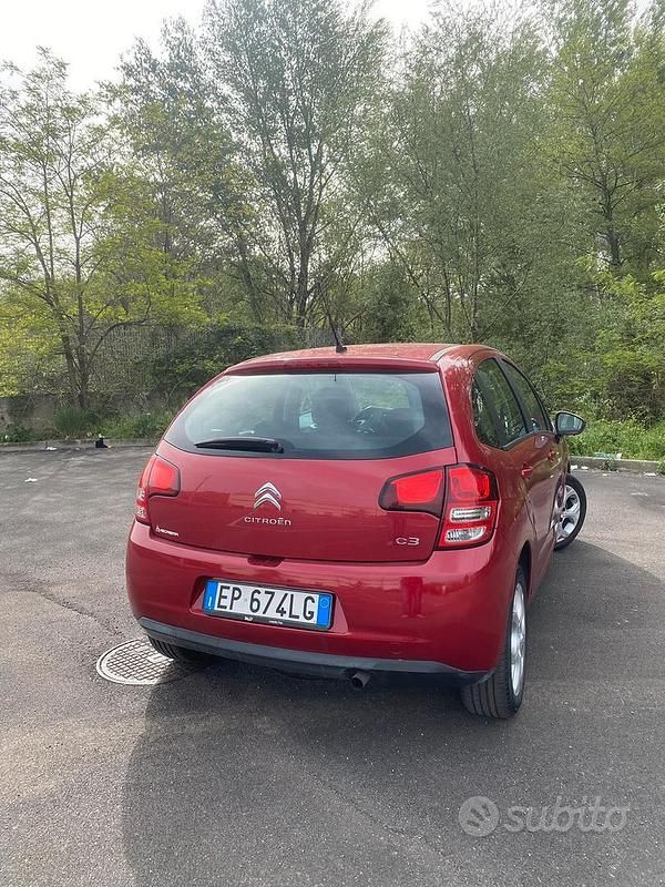 Usata Citroën C3 Seduction 60 CV (44 kW) 2012 Rosso Berlina