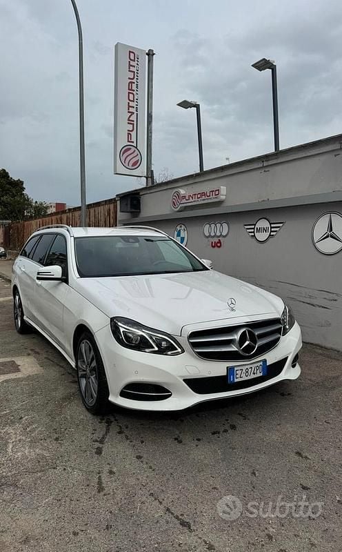 Usata Mercedes E250 Premium 204 CV (150 kW) 2015 Bianco Station wagon