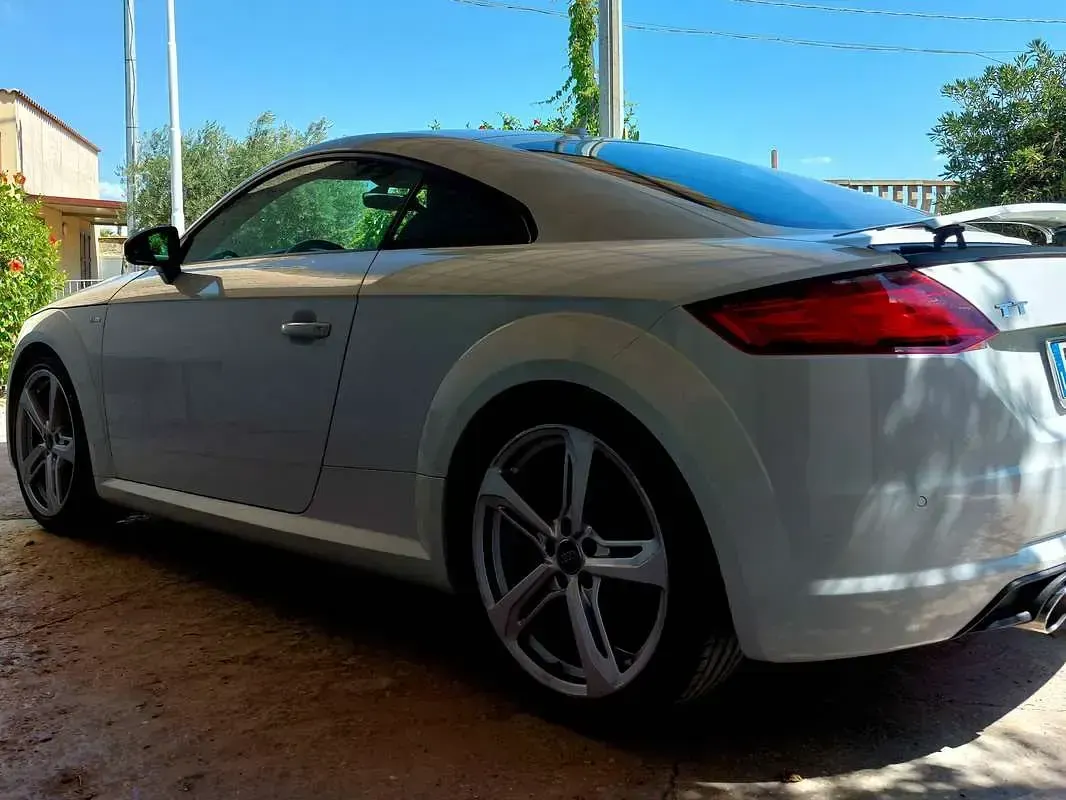 Usata Audi TT S-Line 184 CV (135 kW) 2015 Bianco Coupé