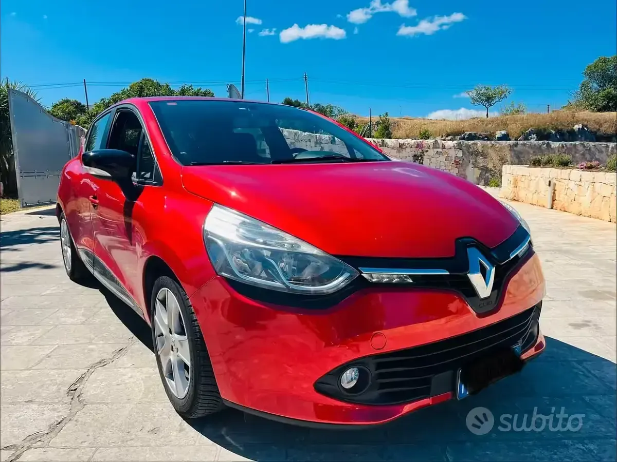 Usata Renault Clio IV 75 CV (55 kW) 2013 Rosso Berlina