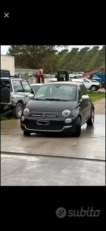 Usata Fiat 500 95 CV (69 kW) 2017 Nero Utilitaria
