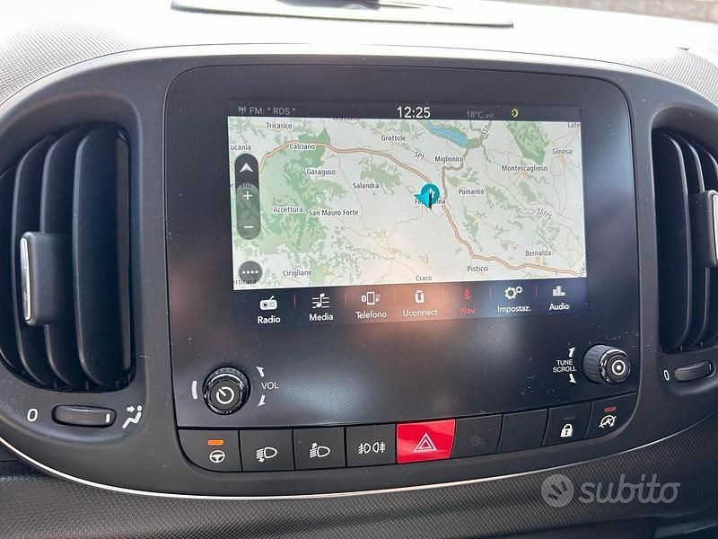 Usata Fiat 500L Cross 120 CV (88 kW) 2018 Nero Monovolume