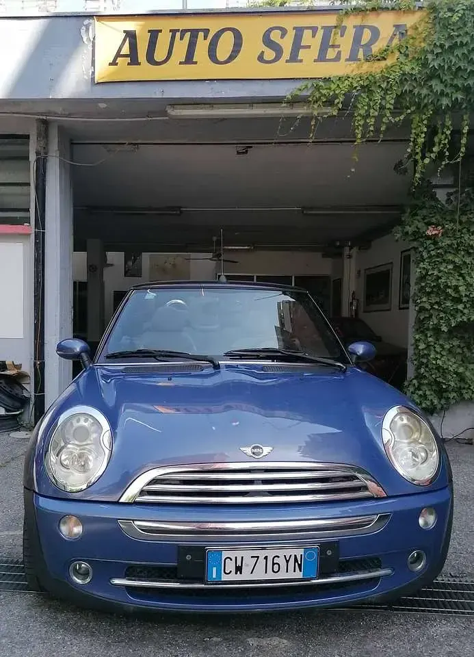 Usata Mini Cooper Cabriolet 116 CV (85 kW) 2004 Blu/azzurro Cabrio