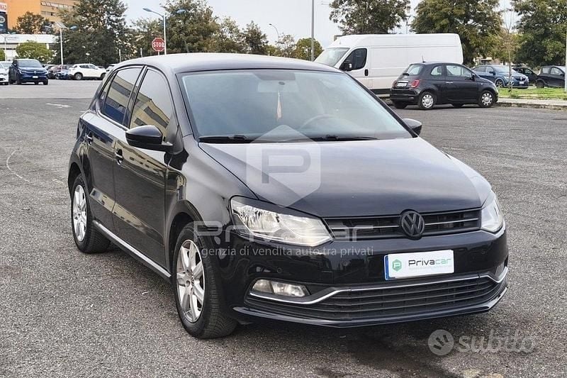 Usata VW Polo Comfortline 75 CV (55 kW) 2017 Nero Utilitaria