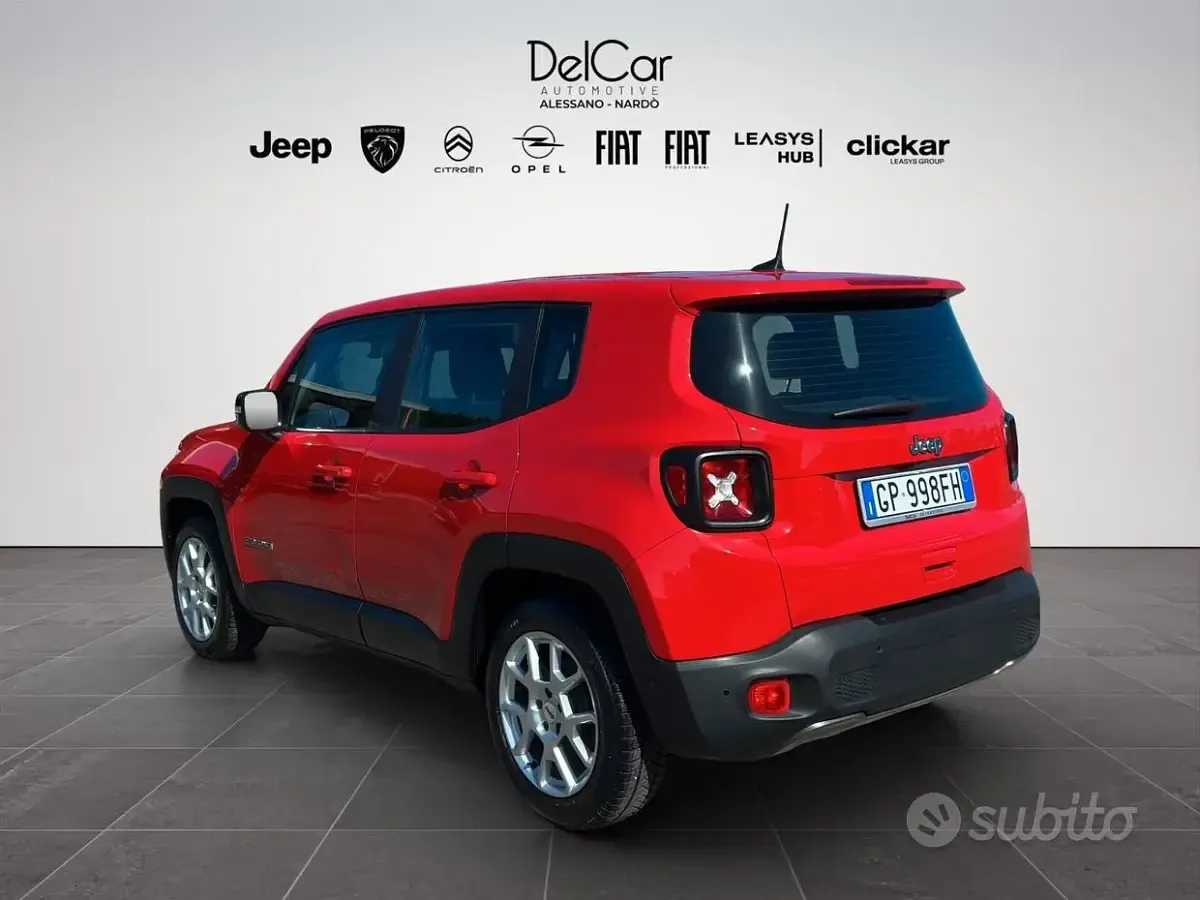 Usata Jeep Renegade Limited 131 CV (96 kW) 2022 Rosso SUV
