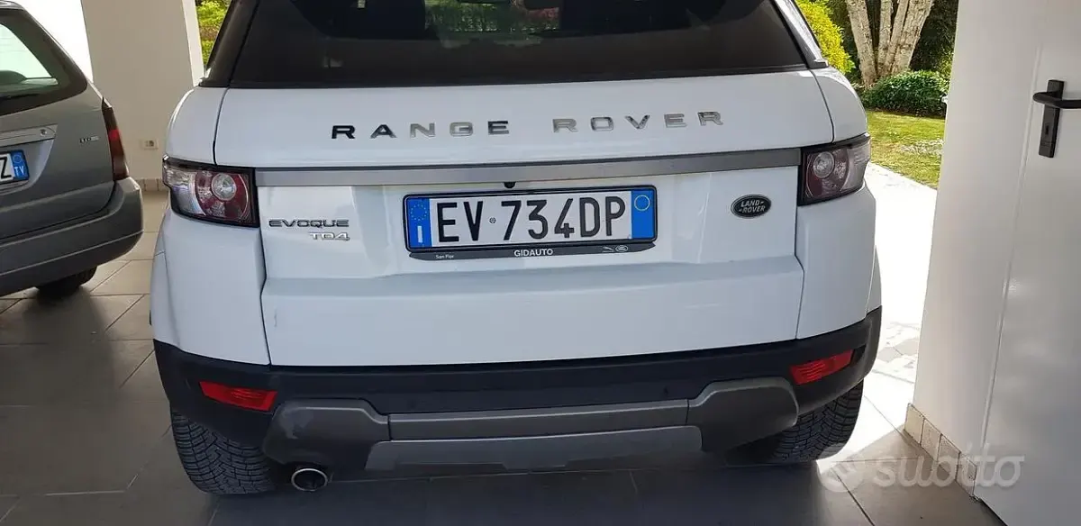 Usata Land Rover Range Rover evoque Pure 190 CV (139 kW) 2014 Bianco SUV