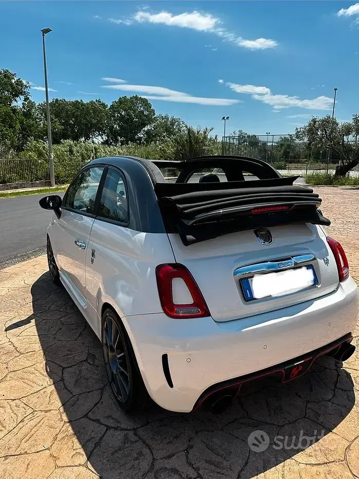 Usata Abarth 595C 2011 Bianco Cabrio
