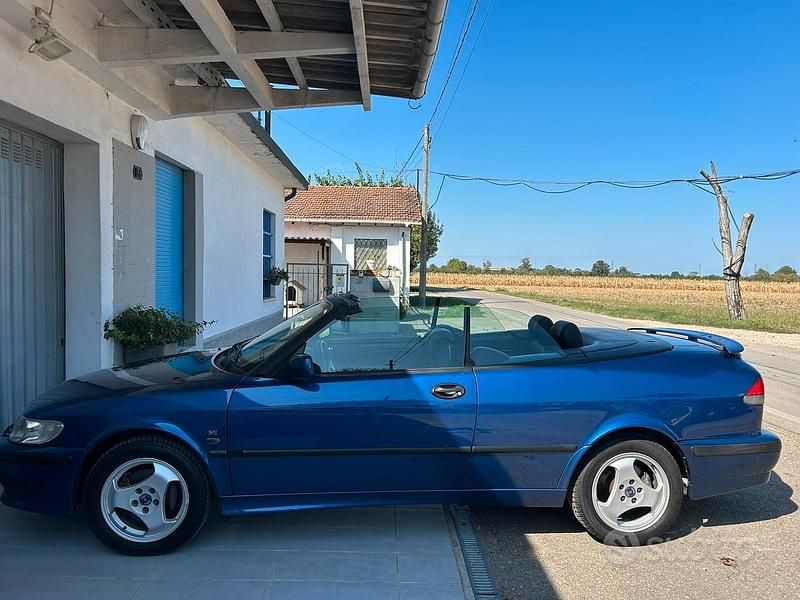 Usata Saab 9-3 Cabriolet 185 CV (136 kW) 1998 Blu Cabrio