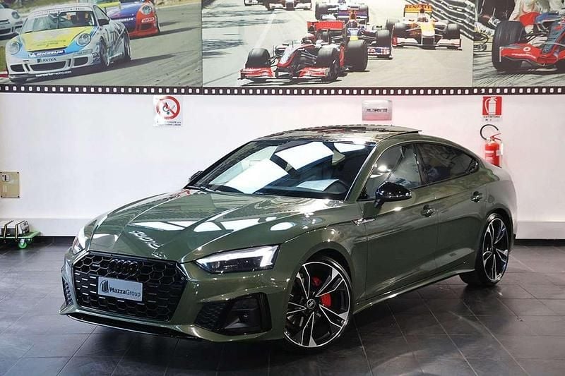 Verde Usata 2022 Audi A5 Sportback S-Line Due volumi | 39.750 € (Cara) - Immagine 1/4