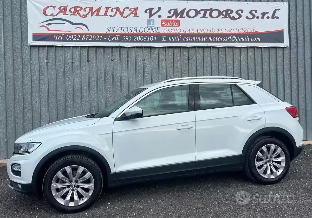 Usata VW T-Roc 150 CV (110 kW) 2018 Bianco SUV