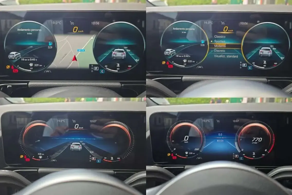 Usata Mercedes GLA200 AMG line 150 CV (110 kW) 2021 Argento iridio  iridium silv SUV