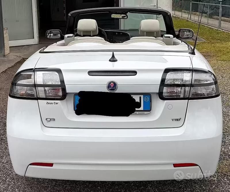 Usata Saab 9-3 Cabriolet 160 CV (117 kW) 2011 Bianco Cabrio