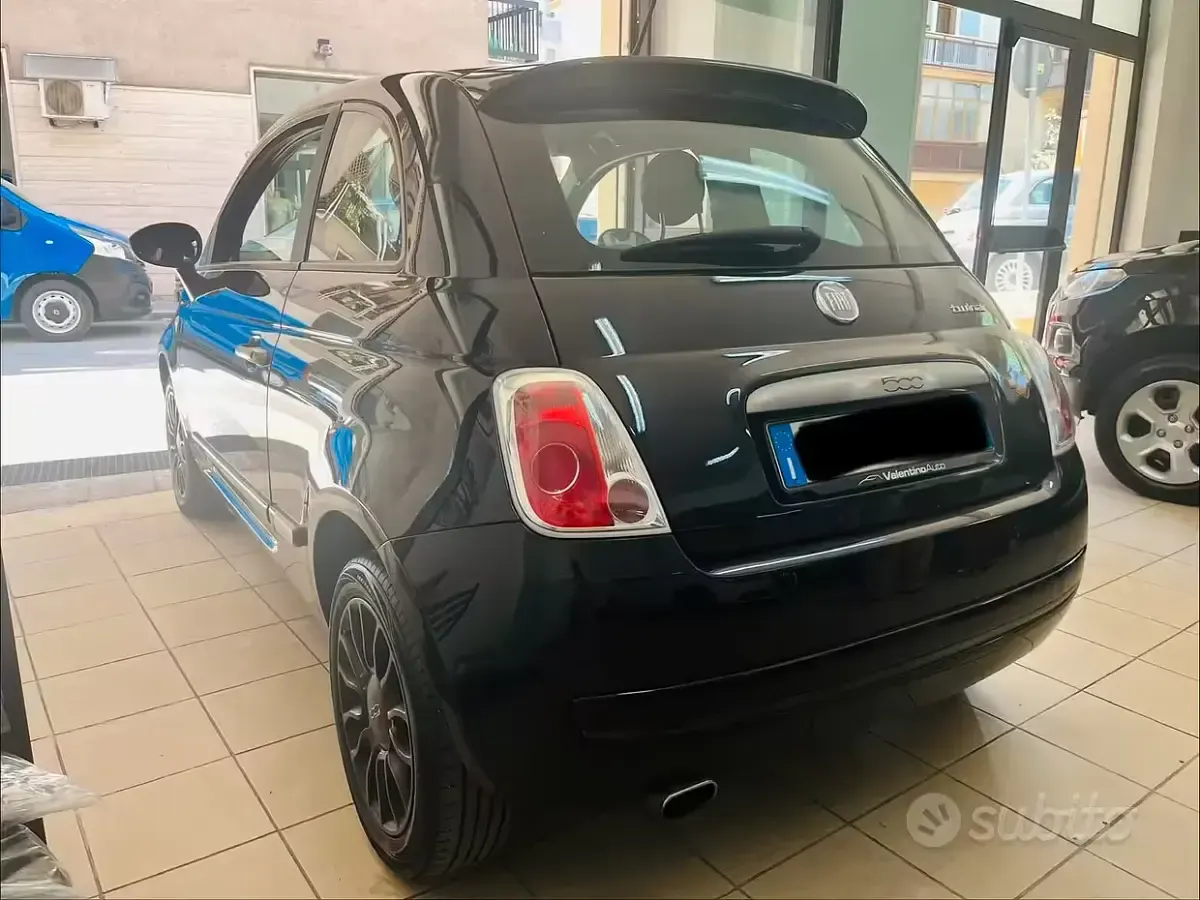 Usata Fiat 500 85 CV (62 kW) 2012 Nero Berlina