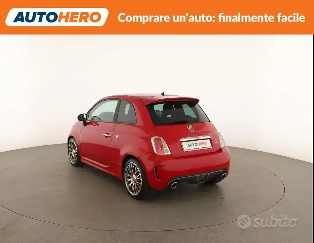 Usata Abarth 595 Turismo 160 CV (117 kW) 2015 Rosso Utilitaria