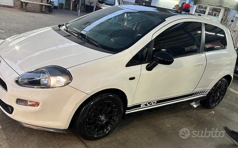 Usata Fiat Punto Evo 75 CV (55 kW) 2012 Bianco Utilitaria