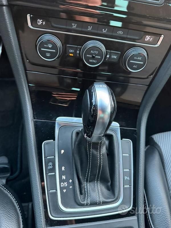 Usata VW Golf VII R-line 125 CV (91 kW) 2016 Grigio Berlina