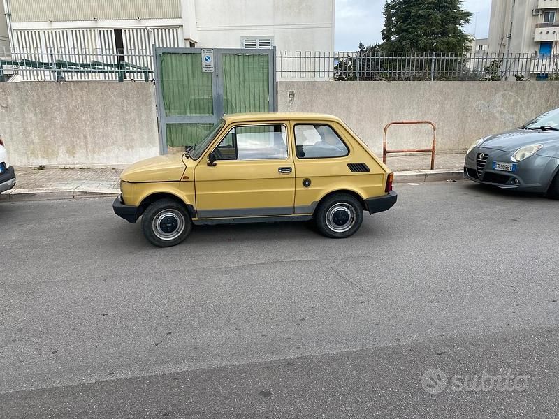 Usata Fiat 126 24 CV (17 kW) 1987 Giallo Utilitaria