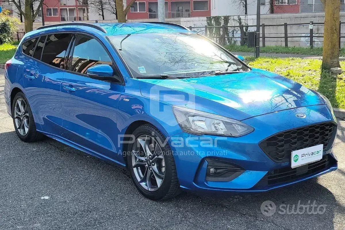 Usata Ford Focus ST 125 CV (91 kW) 2019 Blu Station wagon