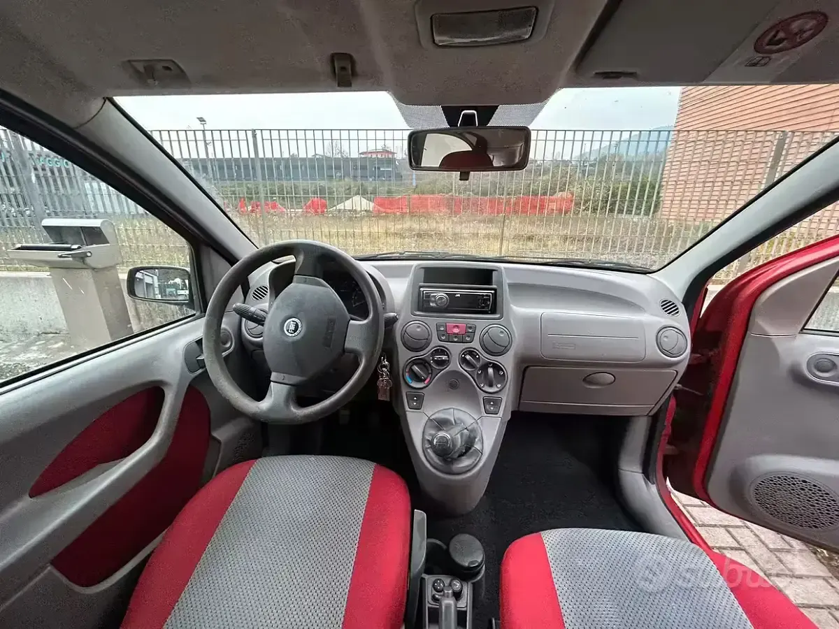 Usata Fiat Panda 2006 Rosso Utilitaria