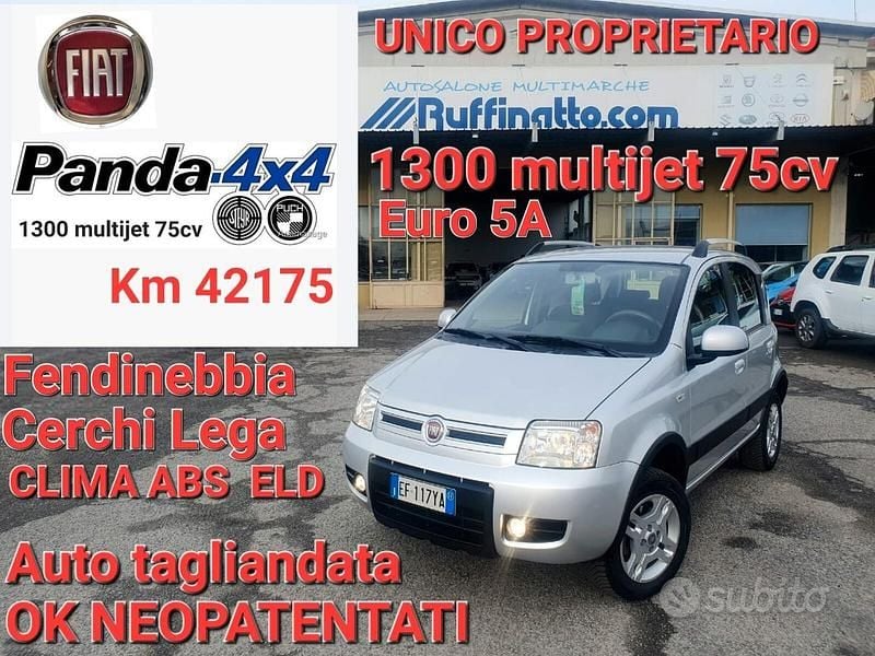Usata Fiat Panda 4x4 Climbing 75 CV (55 kW) 2011 Grigio Utilitaria