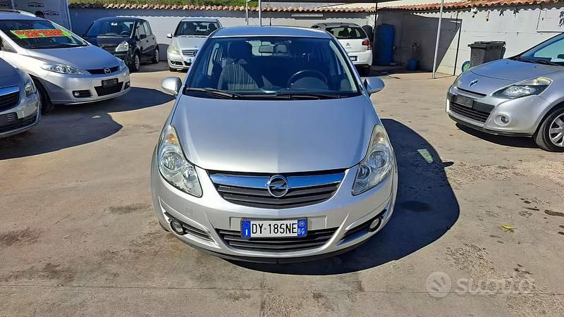 Usata Opel Corsa Enjoy 80 CV (58 kW) 2009 Grigio Utilitaria