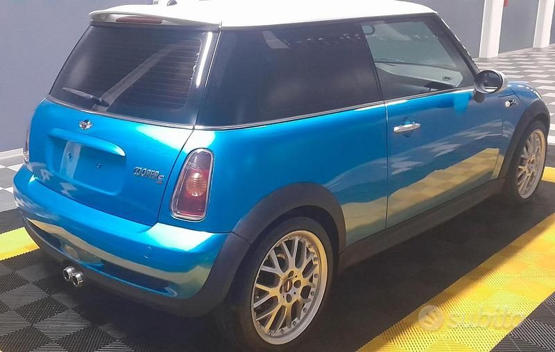 Usata Mini Cooper S 163 CV (119 kW) 2004 Blu Utilitaria