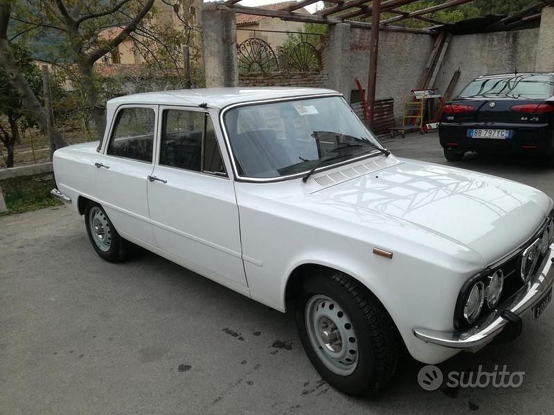 Usata Alfa Romeo Giulia Super 1970 Bianco Berlina