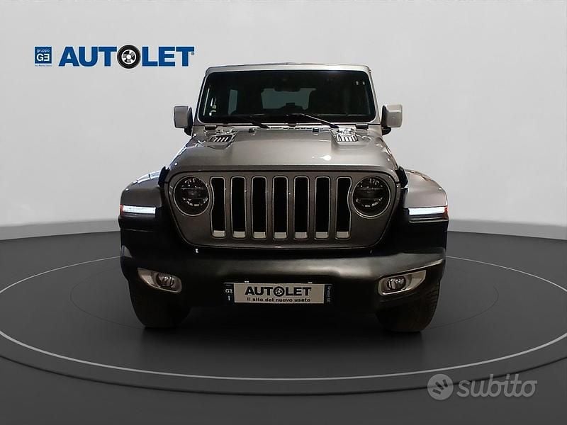 Usata Jeep Wrangler Unlimited Sahara 200 CV (147 kW) 2020 Grigio SUV