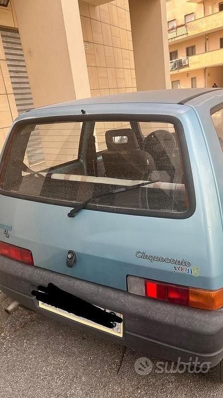 Usata Fiat 500 Young 1997 Blu Utilitaria