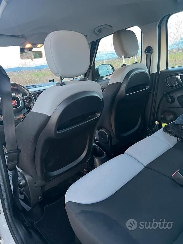 Usata Fiat 500L Lounge 84 CV (61 kW) 2014 Bianco Monovolume