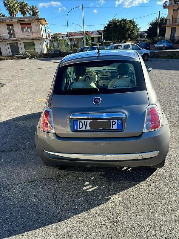 Usata Fiat 500 75 CV (55 kW) 2009 Grigio Cabrio