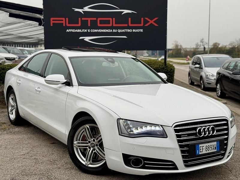 Usata Audi A8 Ambiente 351 CV (258 kW) 2011 Bianco Berlina