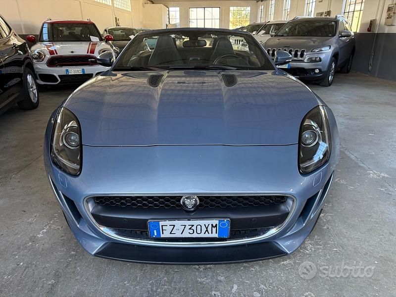 Usata Jaguar F-Type 340 CV (250 kW) 2015 Grigio Cabrio