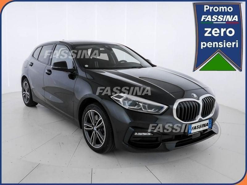 Nero Usata 2021 BMW 120 Sport Line Due volumi | 31.500 € (Molto cara) - Immagine 1/4