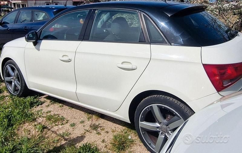 Usata Audi A1 S-Line 105 CV (77 kW) 2013 Bianco Utilitaria