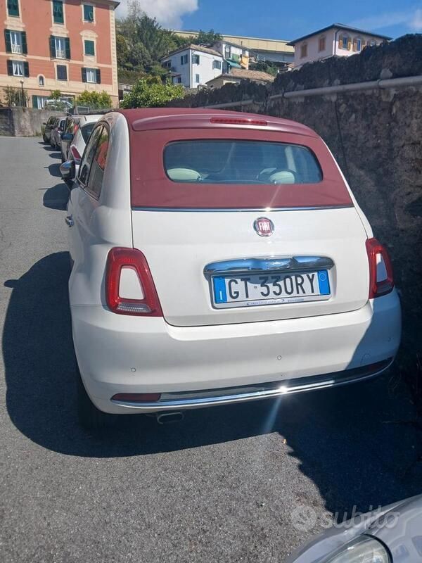 Usata Fiat 500 69 CV (50 kW) 2018 Bianco Cabrio