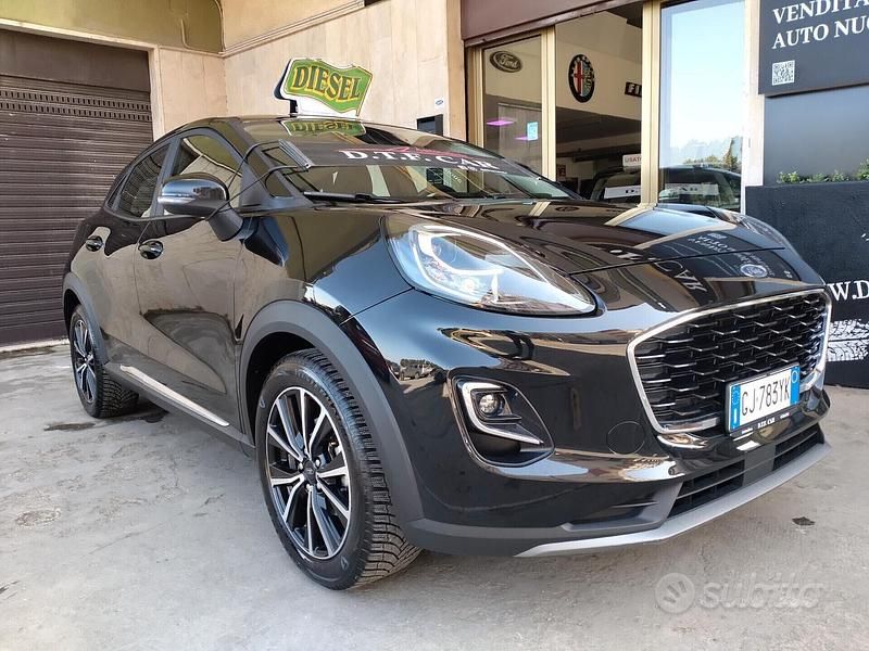 Usata Ford Puma Titanium 120 CV (88 kW) 2022 Nero Berlina