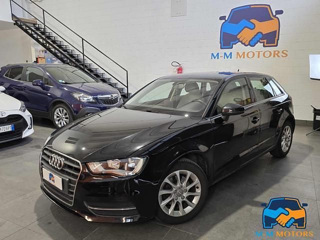 Usata Audi A3 Ambition 110 CV (80 kW) 2015 Nero Berlina