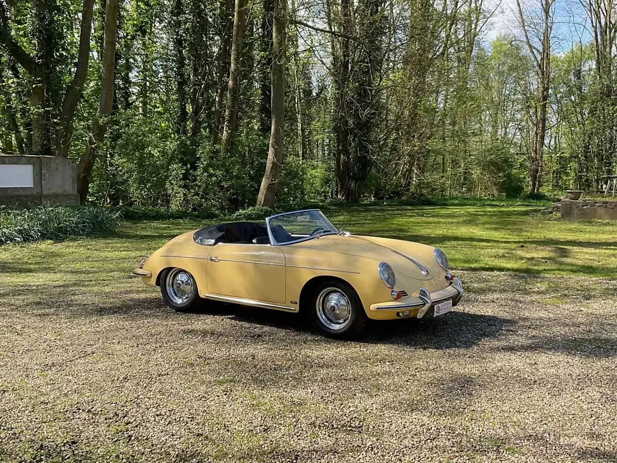 Usata Porsche 356 B 90 CV (66 kW) 1961 Giallo Cabrio