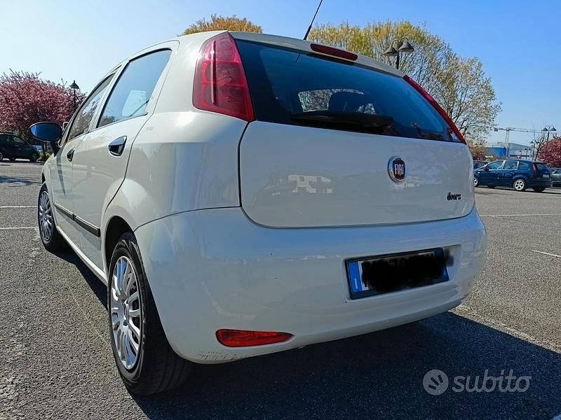 Usata Fiat Punto Lounge 95 CV (69 kW) 2017 Bianco Utilitaria