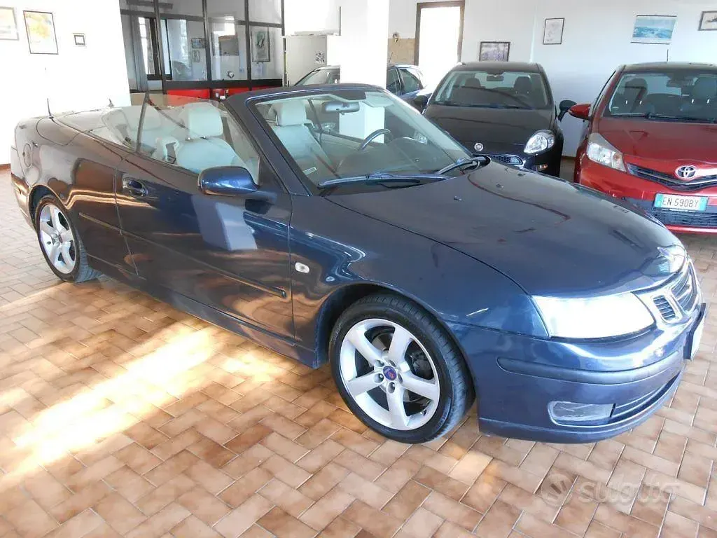 Begagnad Saab 9-3 Cabriolet Vector 150 HK (110 kW) 2007 Blå Cab