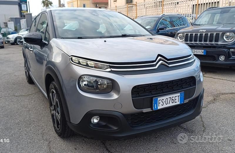 Usata Citroën C3 Shine 75 CV (55 kW) 2018 Grigio Utilitaria