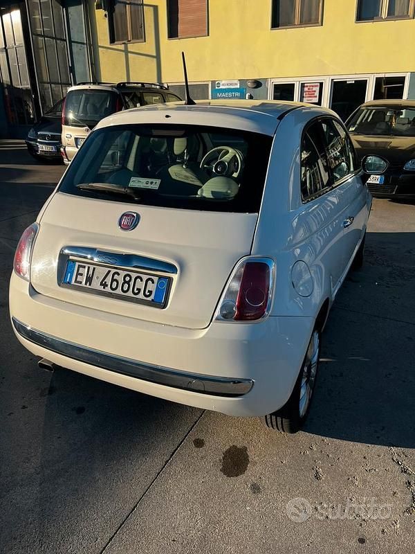 Usata Fiat 500 69 CV (50 kW) 2014 Bianco Berlina