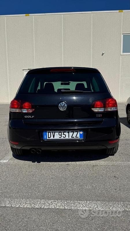 Usata VW Golf VI Highline 122 CV (89 kW) 2009 Nero Utilitaria