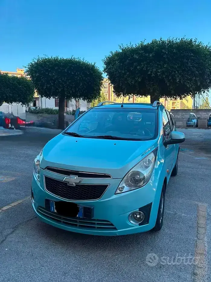 Usata Chevrolet Spark 68 CV (50 kW) 2010 Bluazzurro Utilitaria