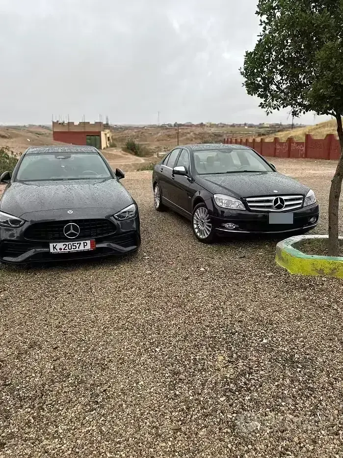 Begagnad Mercedes C220 2008 Svart Sedan